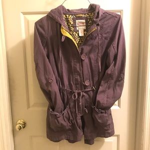 Mossimo Purple  Light Weight with hood